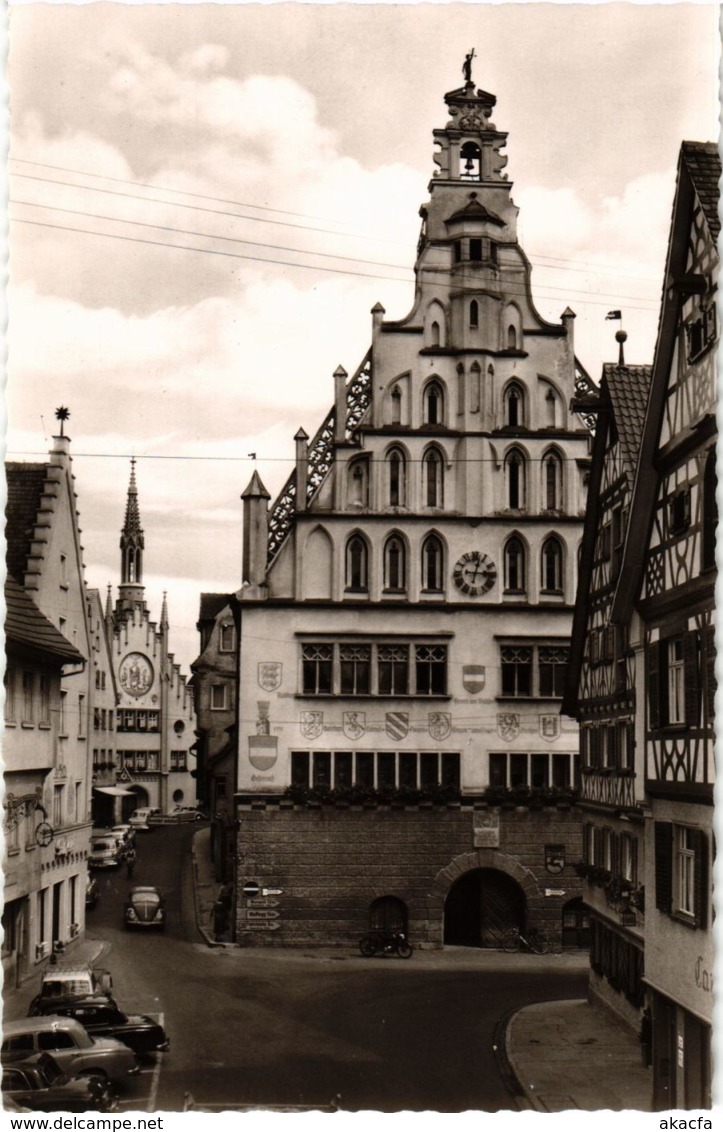 CPA AK Bad Waldsee - Rathaus Und Spitalkirche GERMANY (913180) - Bad Waldsee