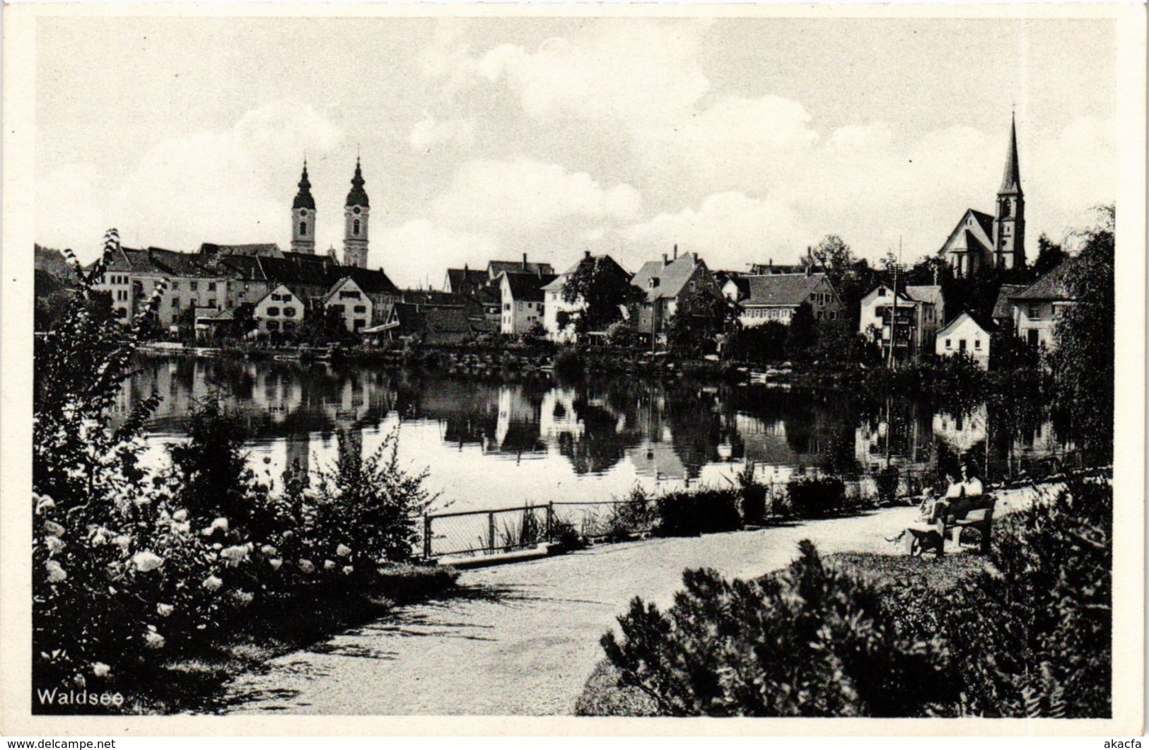 CPA AK Bad Waldsee - Teilansicht GERMANY (913224) - Bad Waldsee