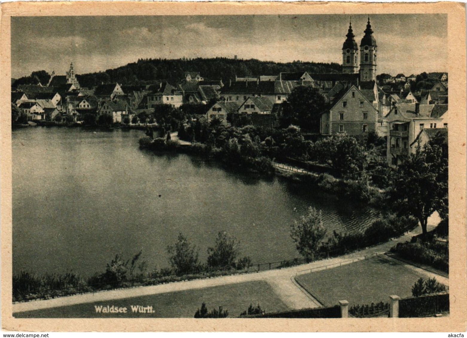 CPA AK Bad Waldsee - Teilansicht GERMANY (913274) - Bad Waldsee