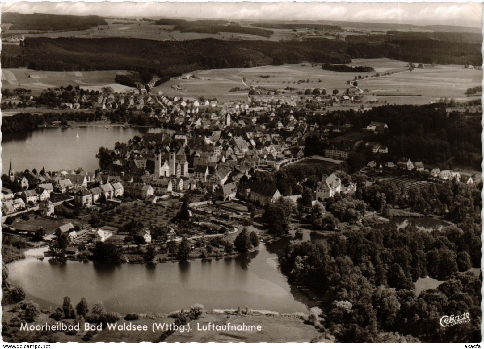 CPA AK Bad Waldsee - Moorheilbad - Luftaufnahme GERMANY (913278) - Bad Waldsee