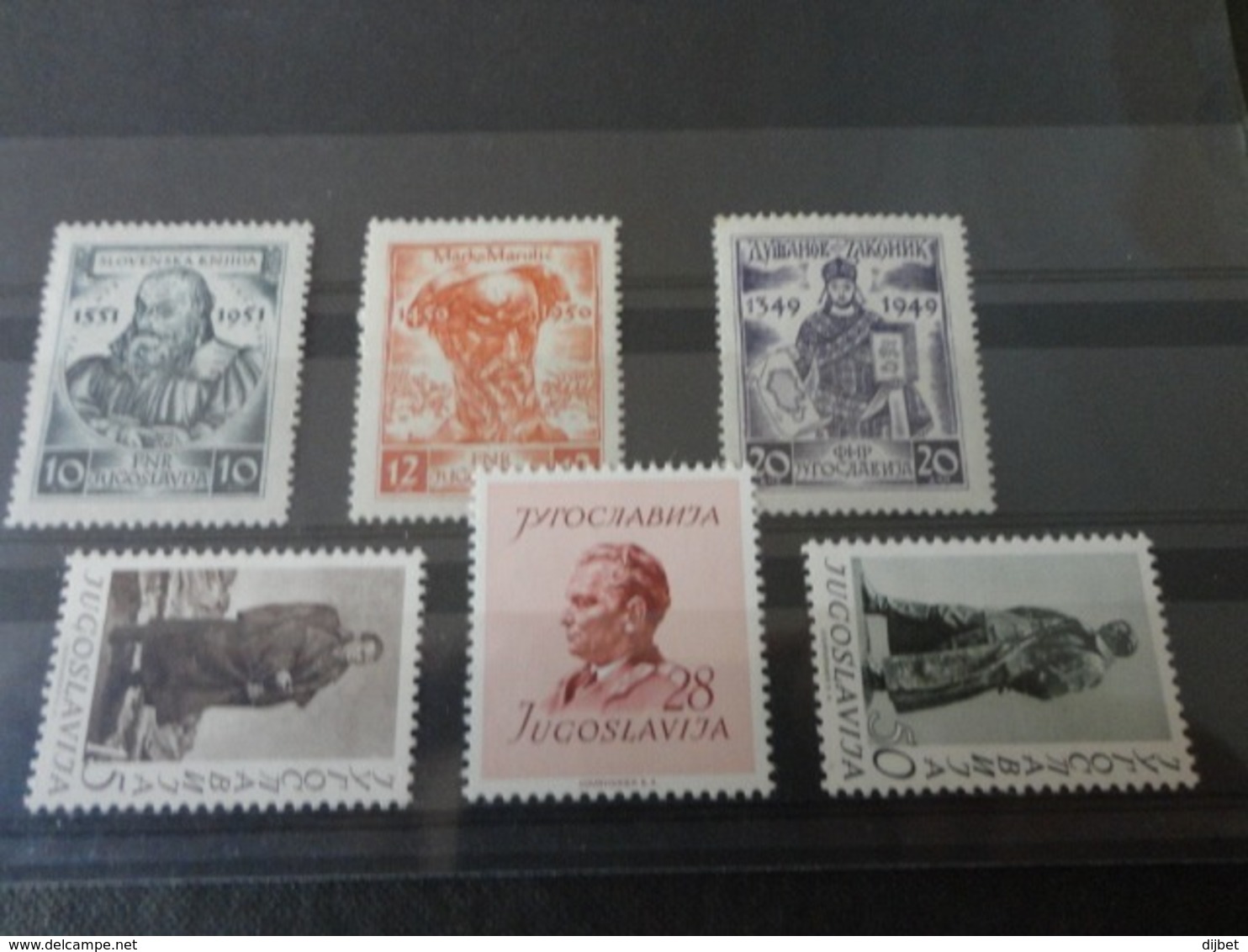 TIMBRE DE YOUGOSLAVIE MNH  MICHEL N° 668/670    693/695 - Unused Stamps
