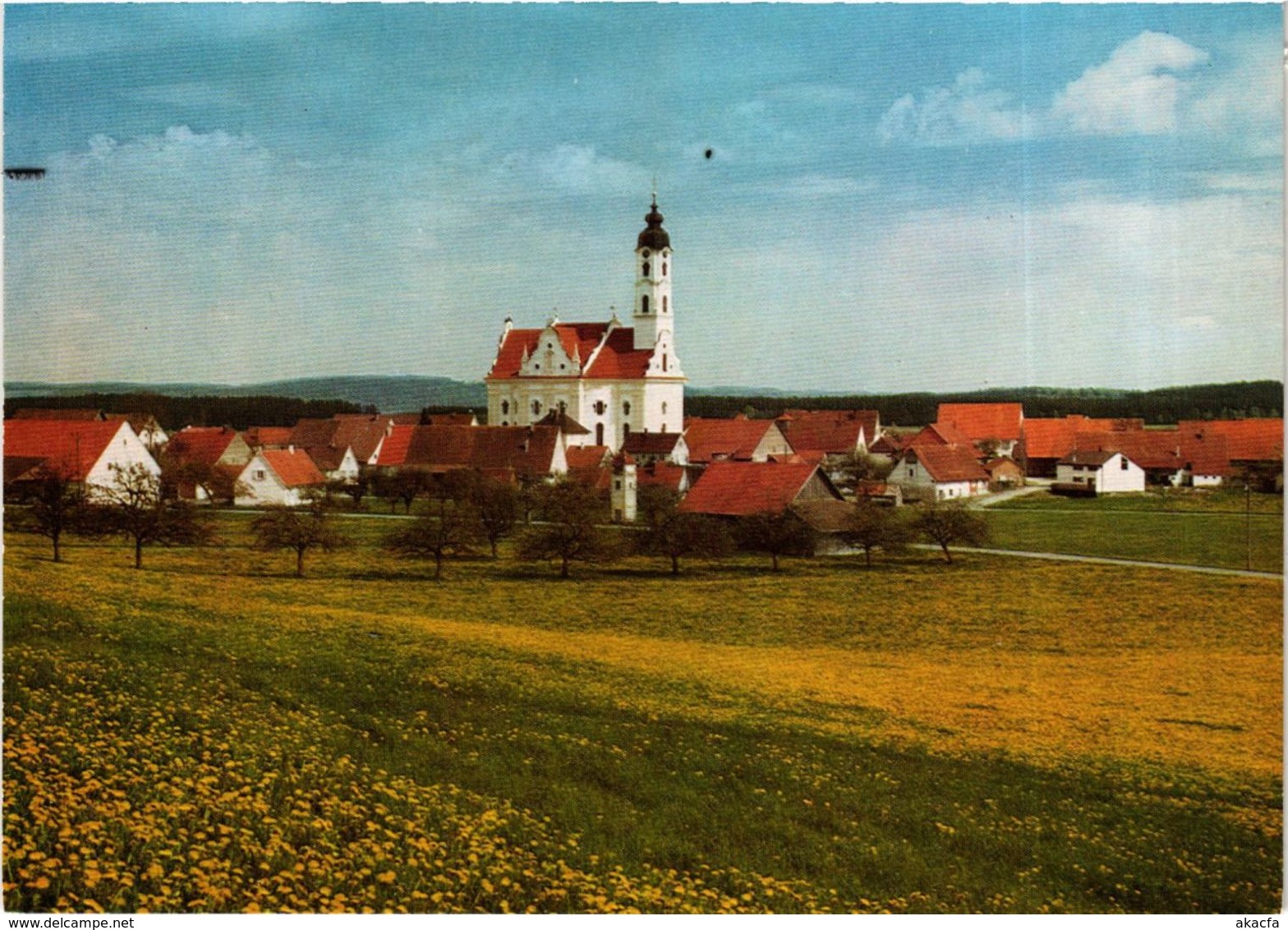 CPA AK Bad Schussenried - Wallfahrtskirche Steinhausen 1970's GERMANY (913328) - Bad Schussenried