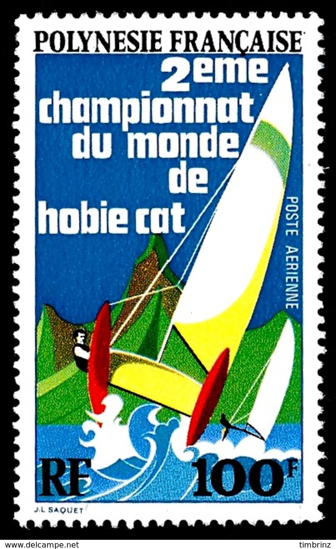 POLYNESIE 1974 - Yv. PA 83 *   Cote= 33,00 EUR - Course De Voiliers Hobie Cat  ..Réf.POL24396 - Neufs