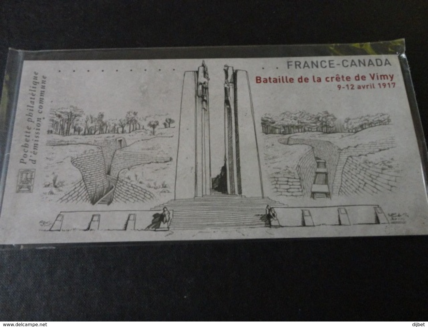 TIMBRE DE FRANCE EMISSION COMMUNE FRANCE CANADA  SOUS BLISTER - Postdokumente