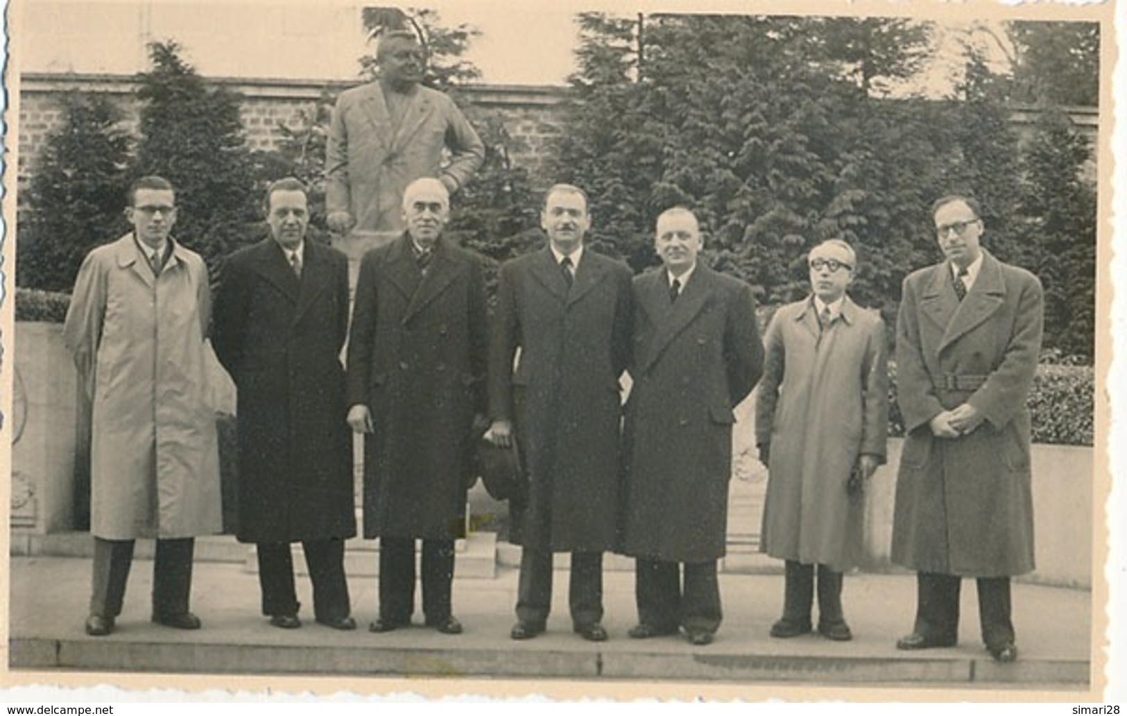 GENVAL - CARTE PHOTO ( Dans Une Pochette ) DU PERSONNEL DES PAPETERIE DE GENVAL MARDI 4 MARS 1952 - Andere & Zonder Classificatie