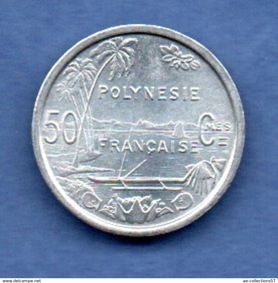 Polynésie Française  -  50 Centimes 1965   -  état  SPL - Polynésie Française