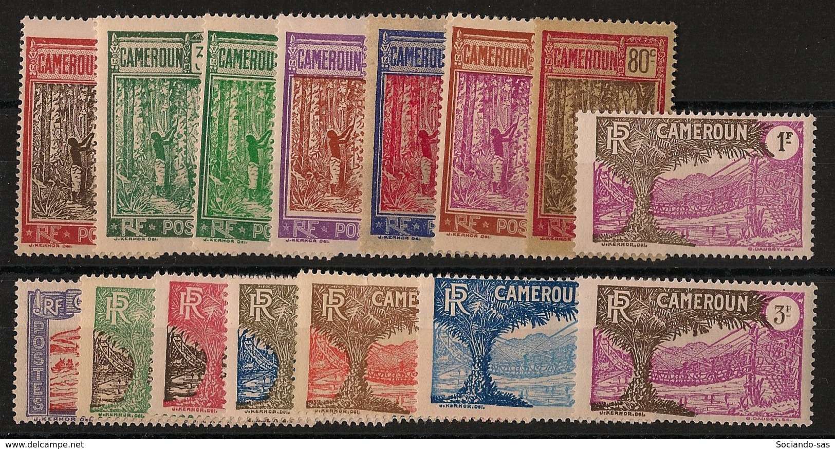 Cameroun - 1927 - N°Yv. 134 à 148 - Série Complète - Neuf * / MH VF - Ungebraucht