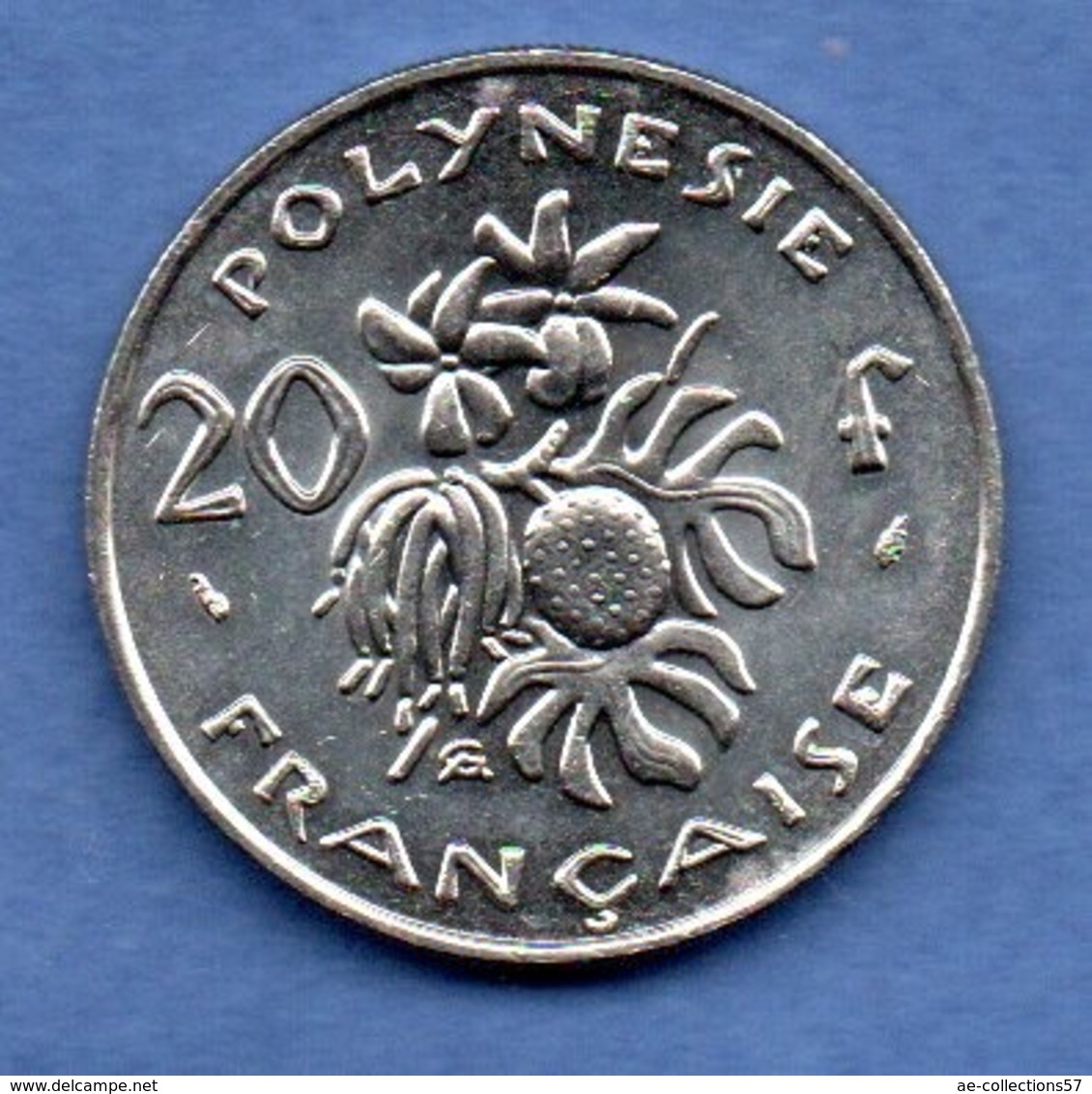Polynésie Française  -  20 Francs  1993  -  état  SPL - Polynésie Française