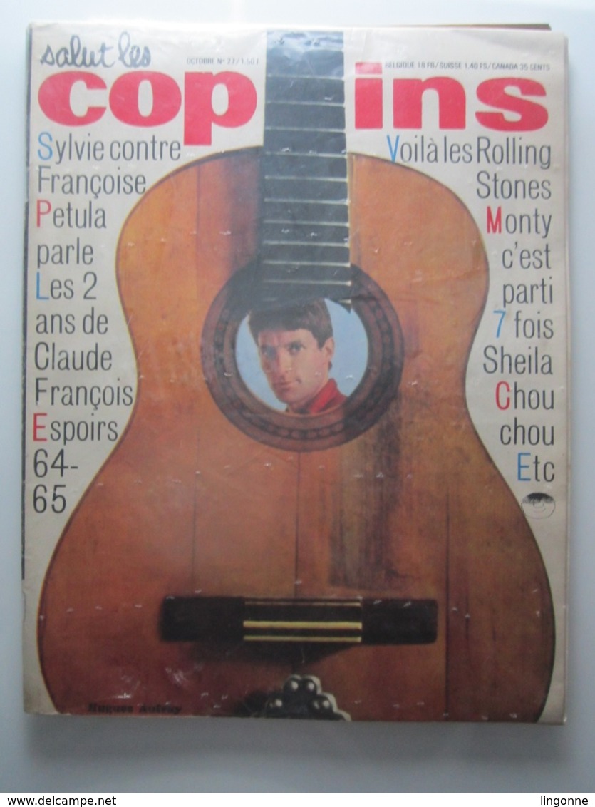 Salut Les Copains N° 27 VARTAN HARDY PETULA CLAUDE FRANCOIS LES ROLLING STONES MONTY SHEILA BERGER - Musique