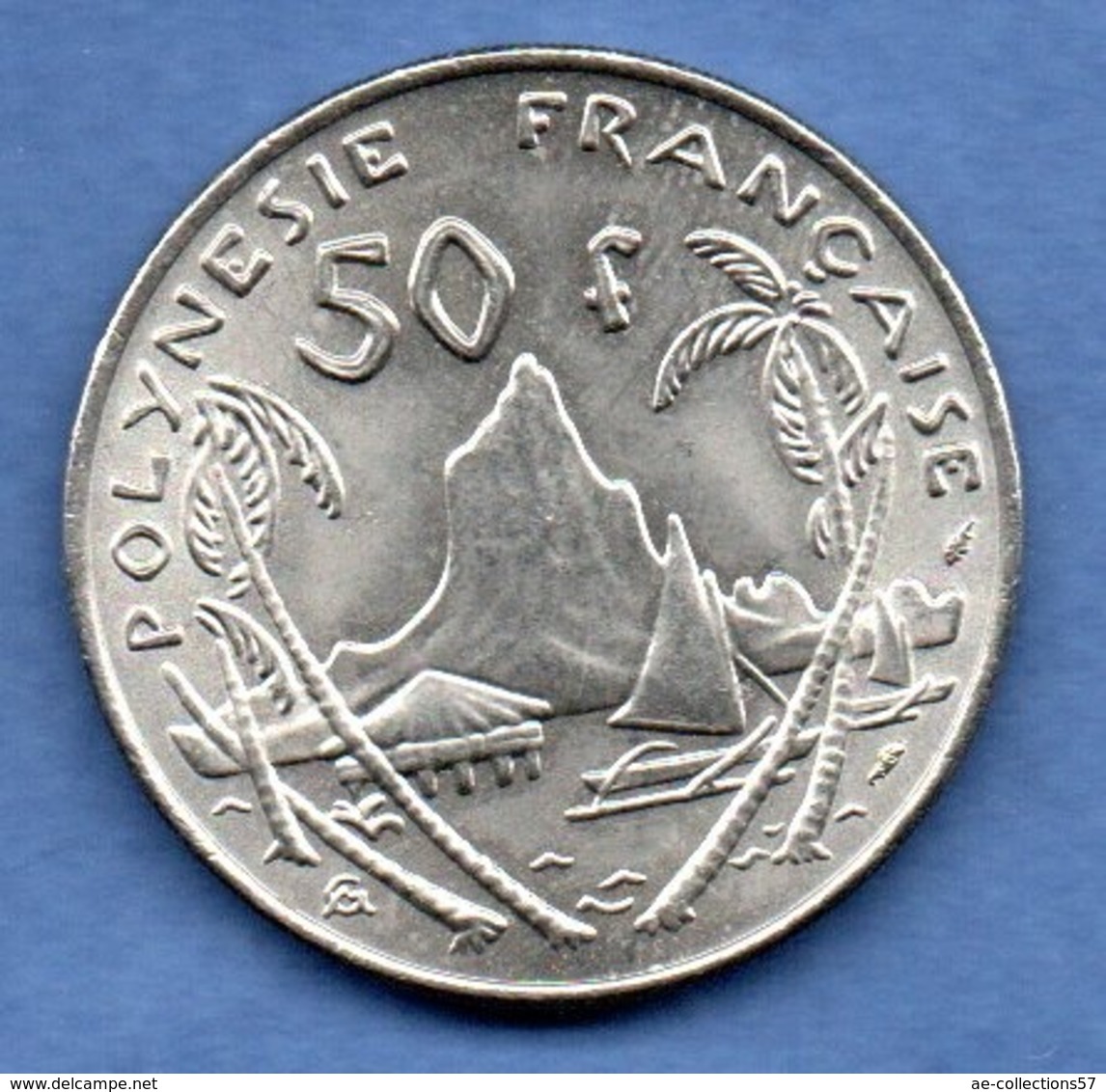 Polynésie Française  -  50 Francs  1975  -  état  SPL - Frans-Polynesië