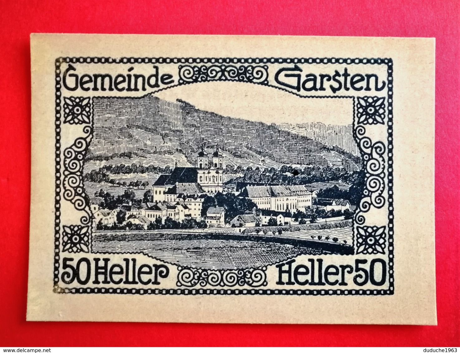 Autriche. Billet De Nécessité - Notgeld 50 Heller Gemeinde Garsten 1920 - Autriche