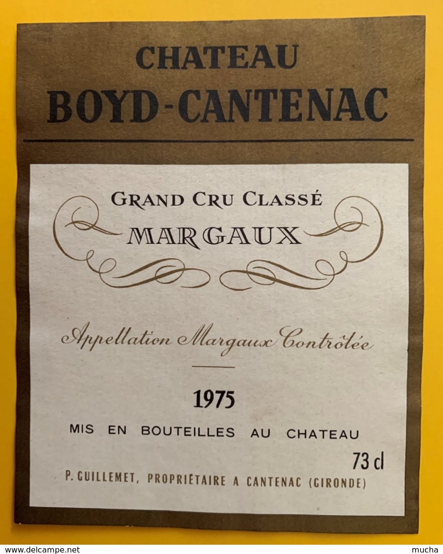 11988 - Château Boyd-Cantenac 1975 Margaux - Bordeaux