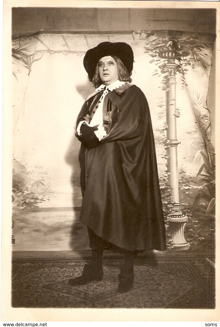 Photographie Ancienne De Théâtre Par Gilbert-René à Paris, Dorival Dans "Don Juan" En 1922, Comédie Française - Célébrités