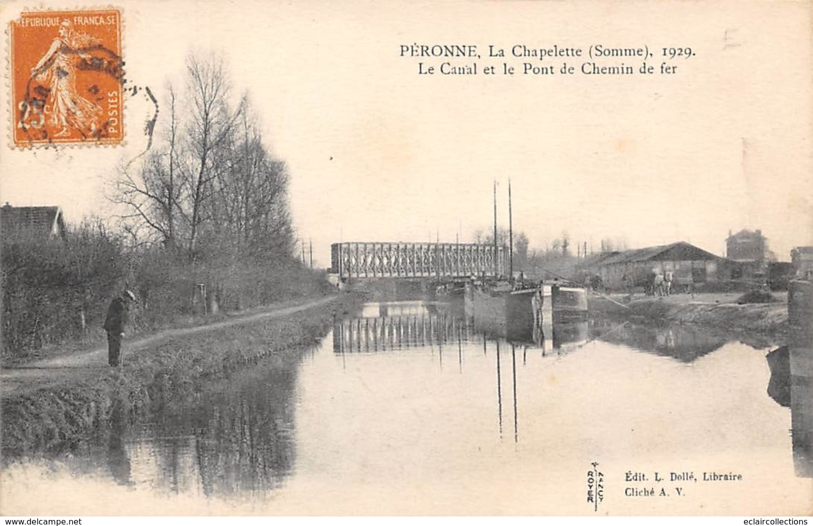 Thème    Navigation Fluviale .Péniche Écluse.Bac   80 Péronne          (voir Scan) - Houseboats