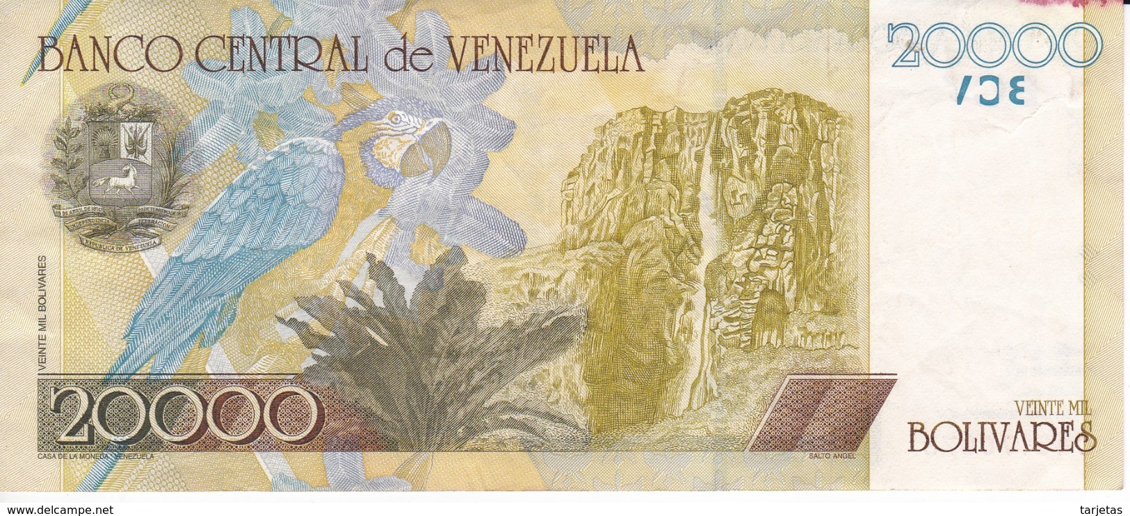 BILLETE DE VENEZUELA DE 20000 BOLIVARES DEL AÑO 2004  (BANK NOTE) - Venezuela