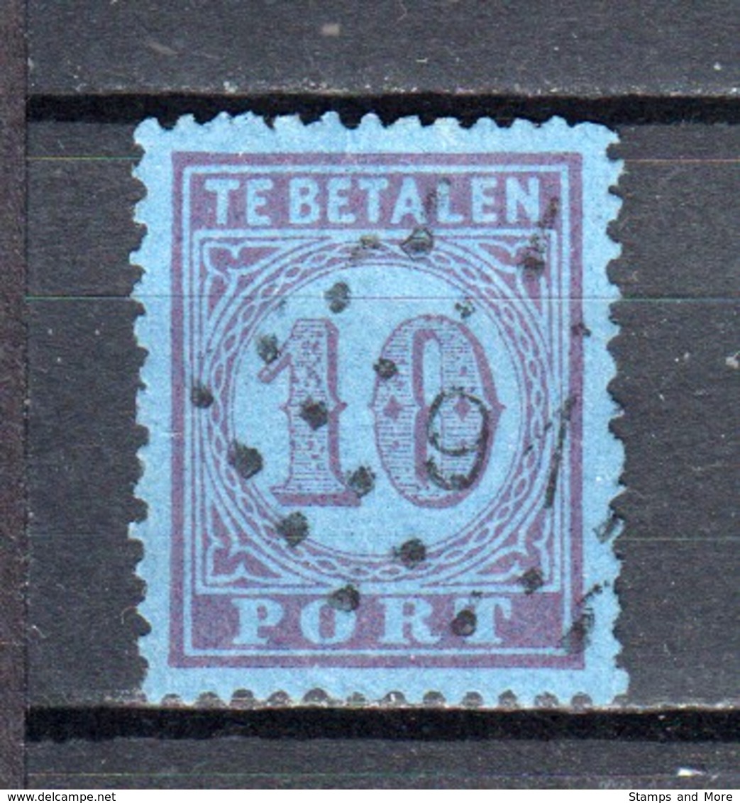 Netherlands 1870 NVPH Port P2B Canceled - Impuestos