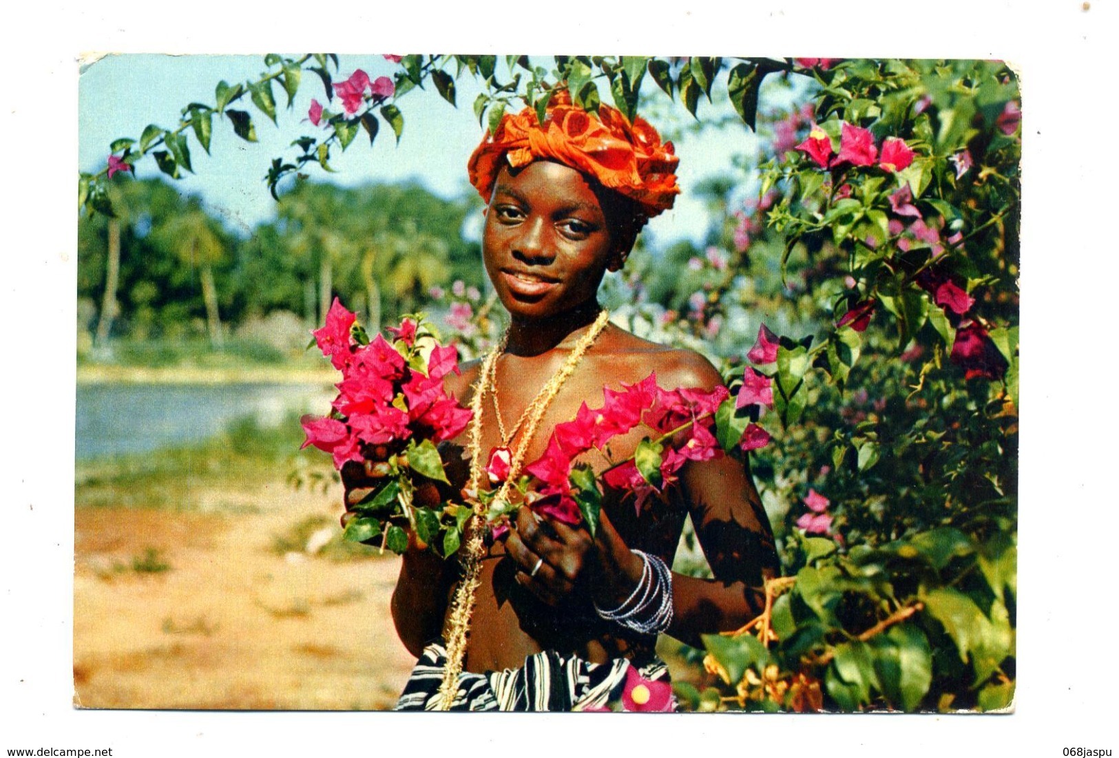 Carte Cachet ? Sur Arbre Reine Publicite Medicale Vue Femme - Sierra Leone (1961-...)