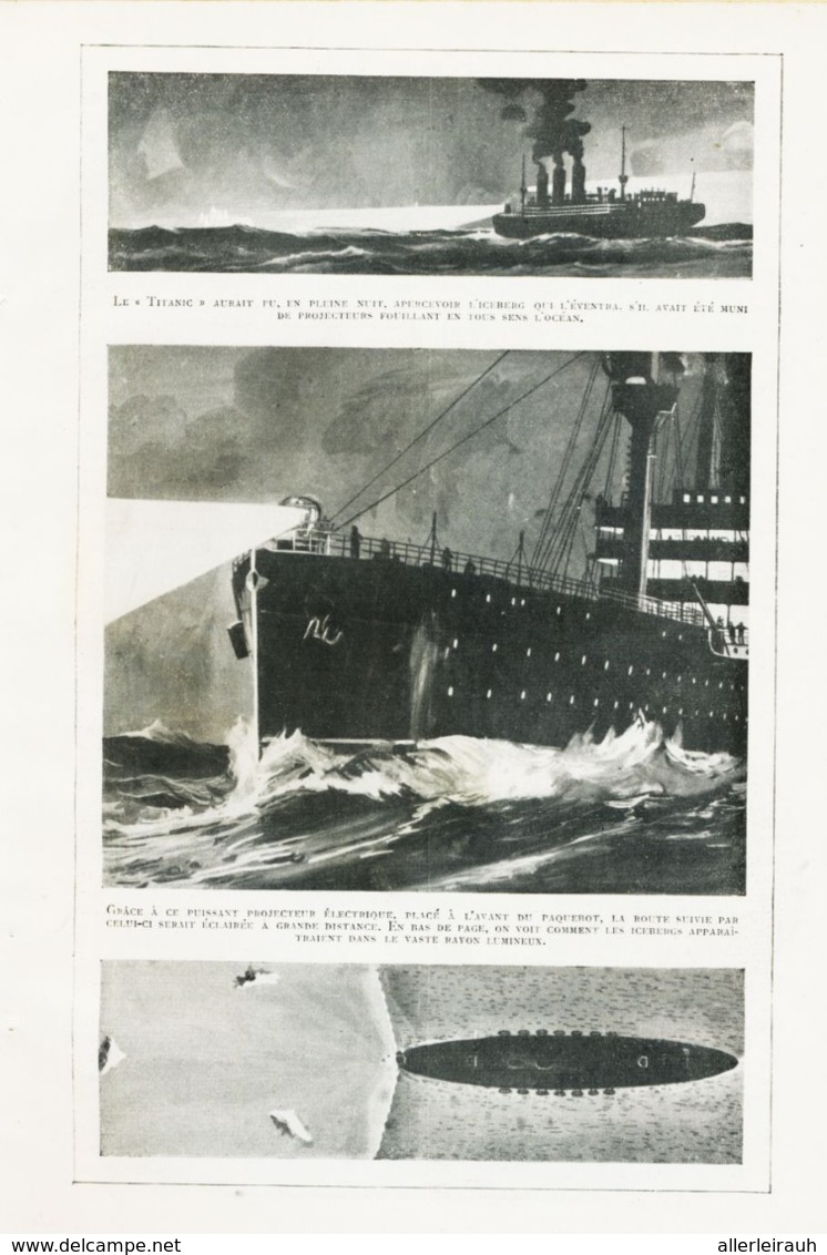 Souvenons - Nous Du Titanic /  Article,  Pris D`un Magazine / 1912 - Autres & Non Classés