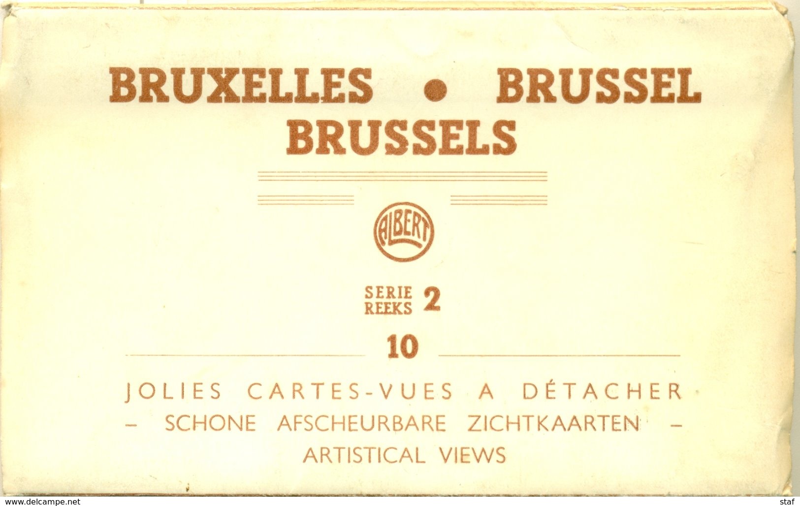 Brussel - Bruxelles : Série / Reeks 2 : 10 Cartes - Sets And Collections