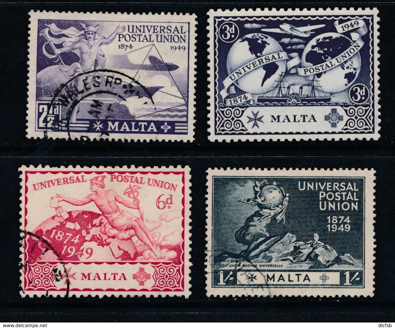 MALTA, 1949 UPU Set Very Fine - Malta (...-1964)