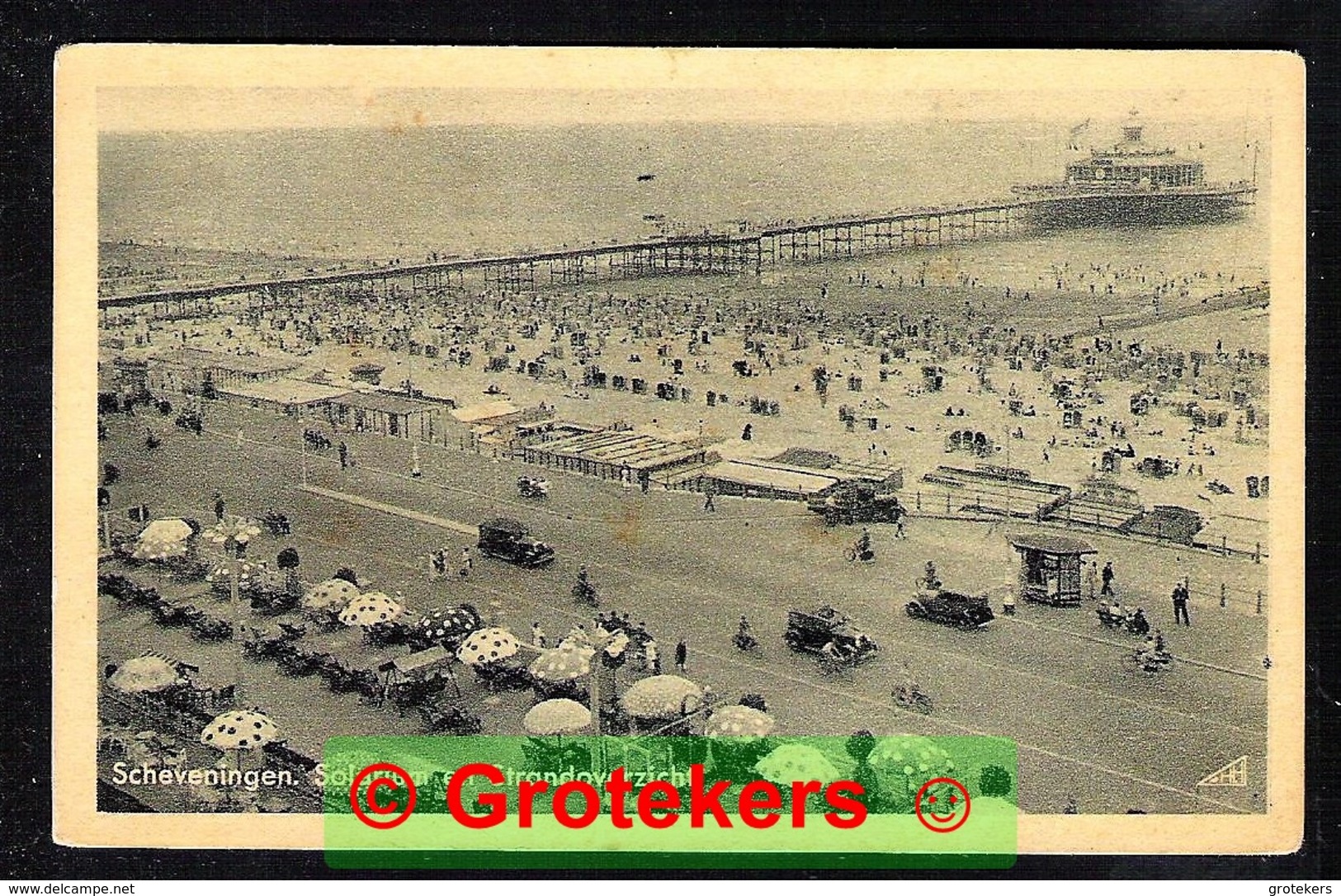 SCHEVENINGEN Solarium En Strandgezicht Ca 1935 - Scheveningen