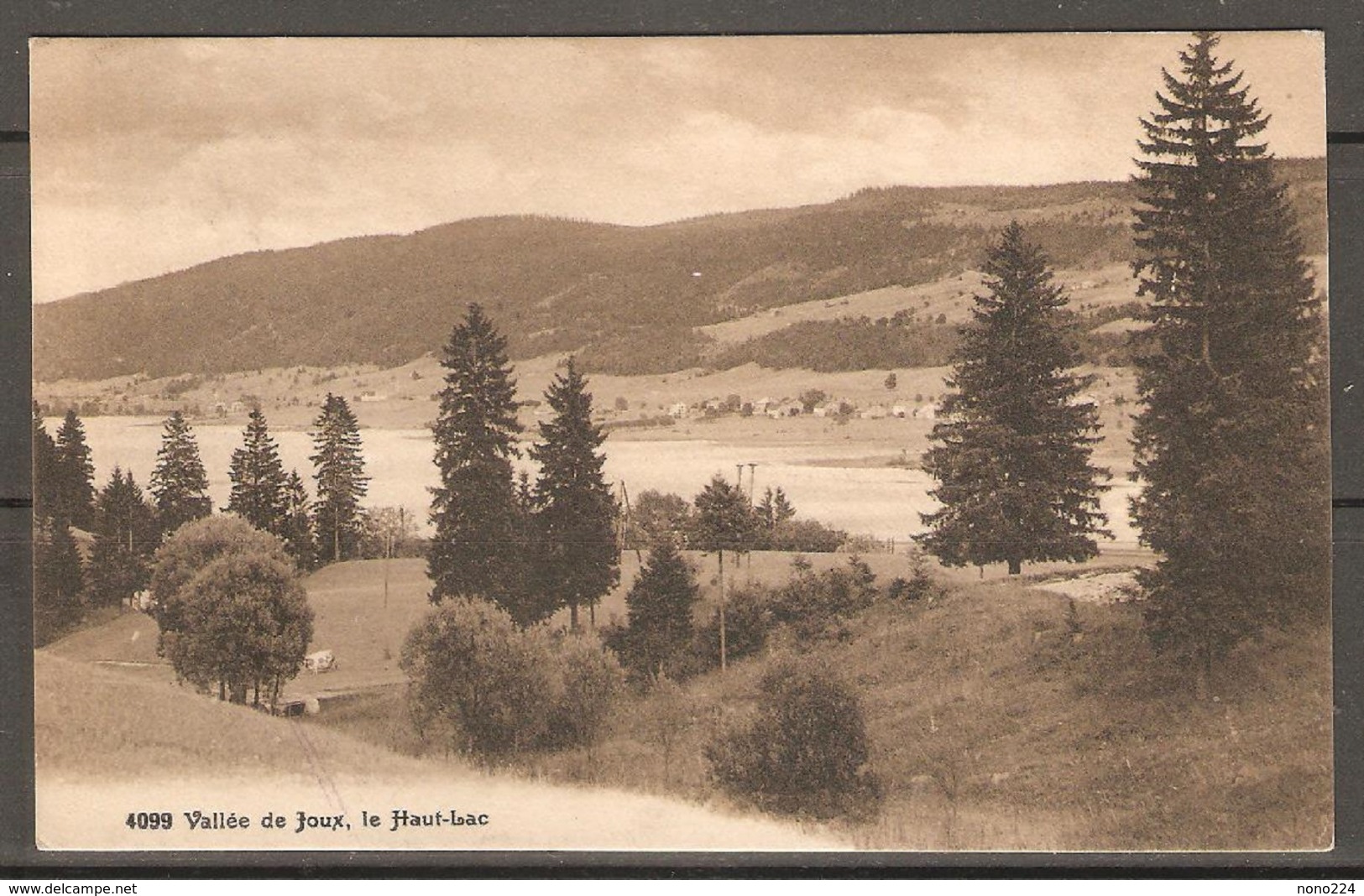 Carte P De 1913 ( Vallée De Joux . Le Haut-Lac ) - Autres & Non Classés