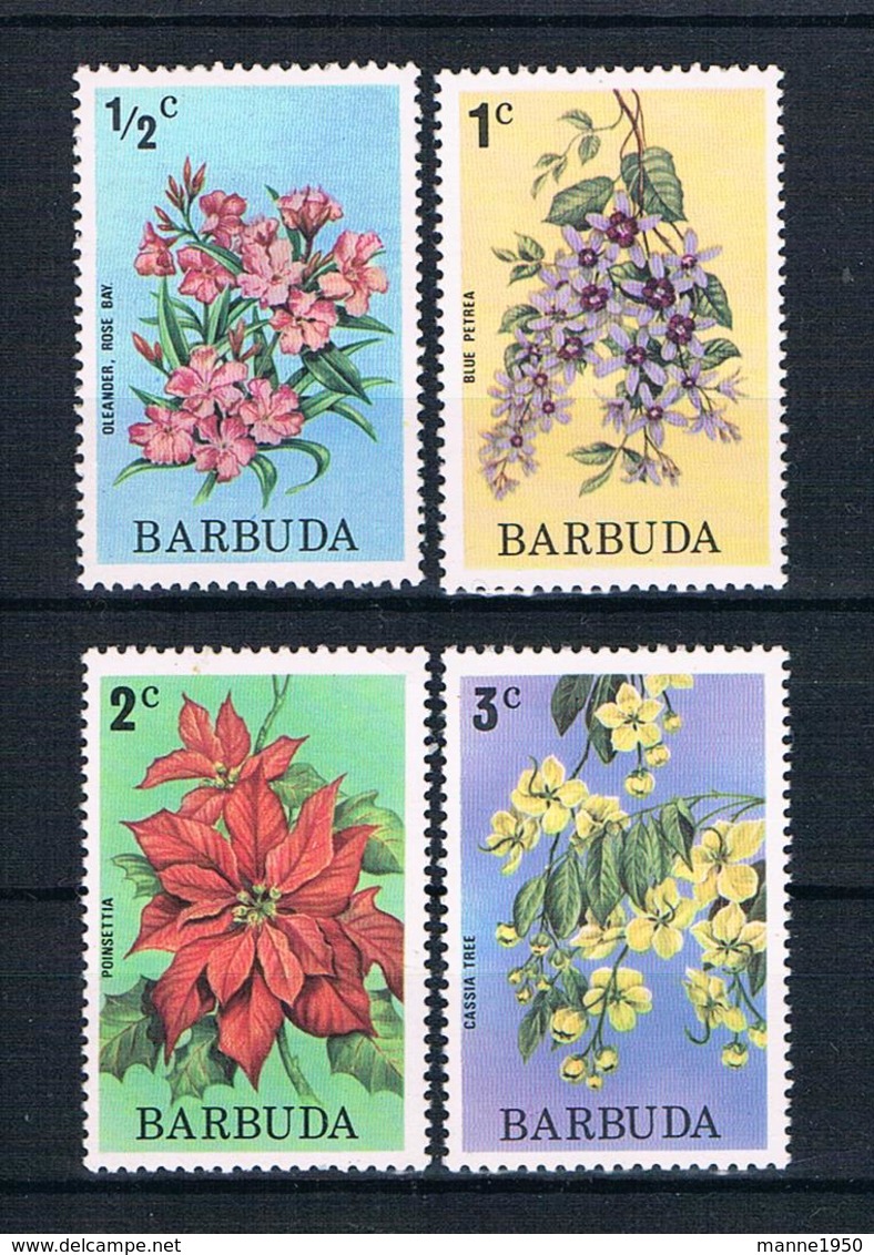 Barbuda 1994 Blumen Mi.Nr. 185-88 ** - Antigua Und Barbuda (1981-...)