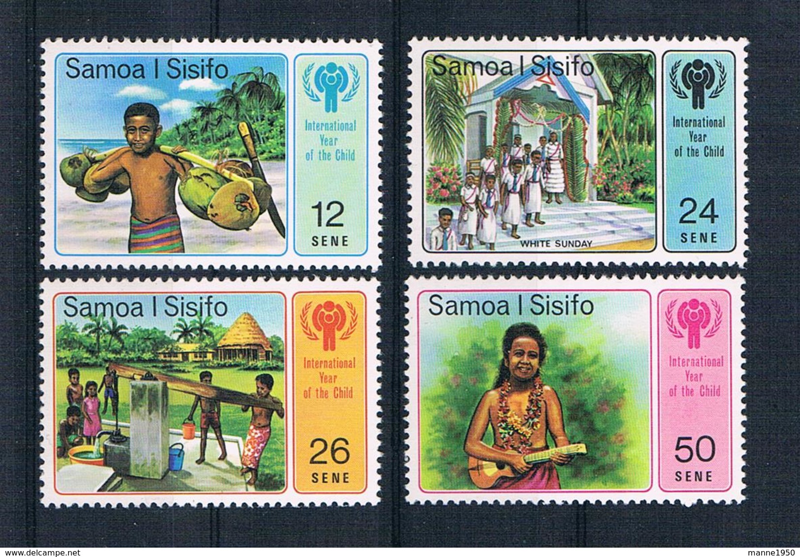 Samoa 1979 Kinder Mi.Nr. 399/402 Kpl. Satz ** - Samoa (Staat)