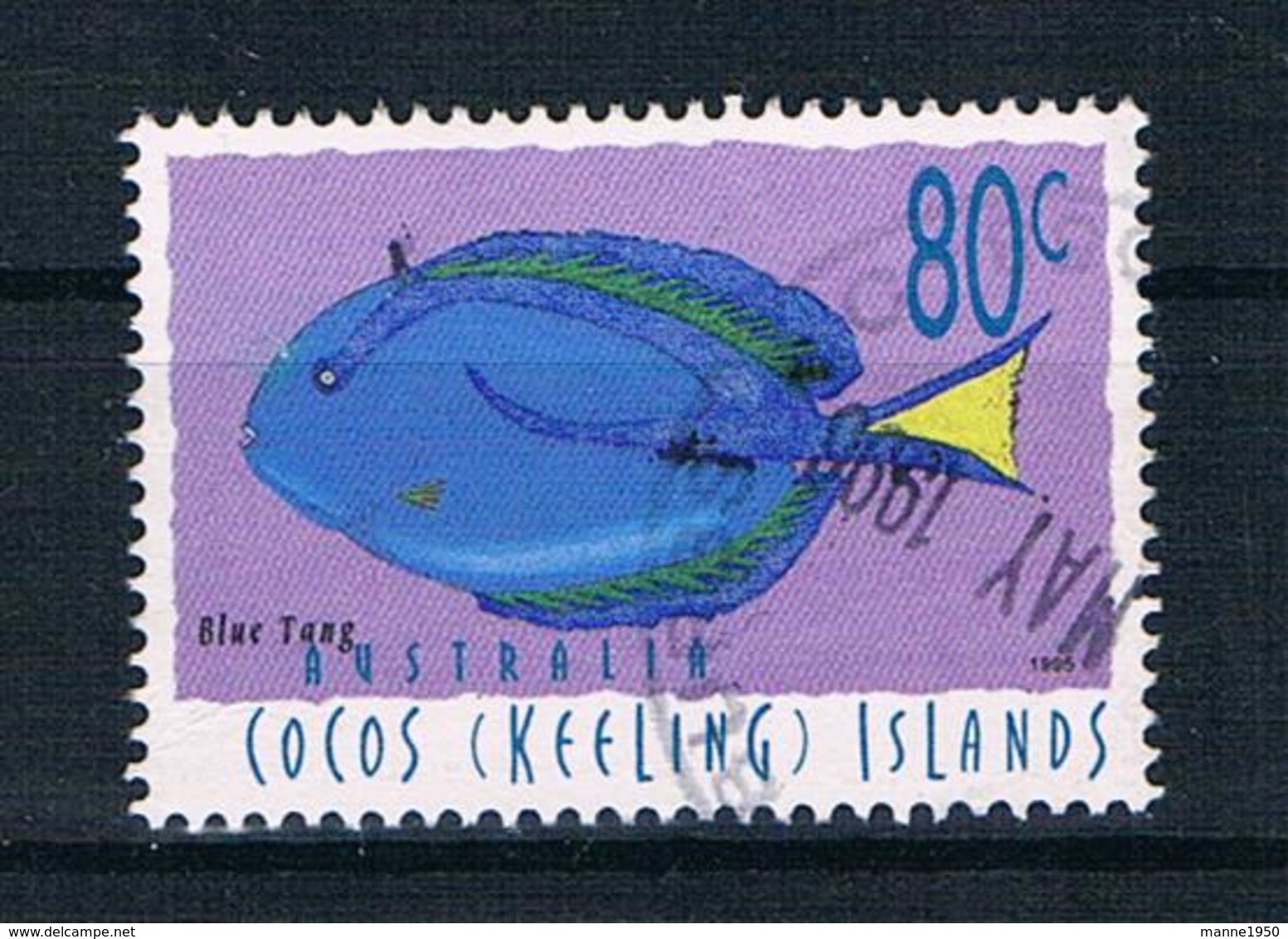 Kokosinseln 1995 Fische Mi.Nr. 331 Gestempelt - Islas Cocos (Keeling)