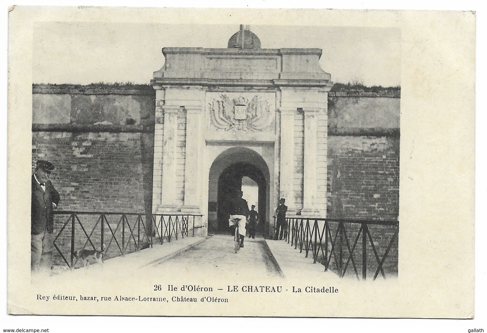 3e REGIMENT D'ARTILLERIE A PIED / ?e Battrie Territoriale Sur Carte De Ile D'Oléron/Le Château... - Guerre De 1914-18