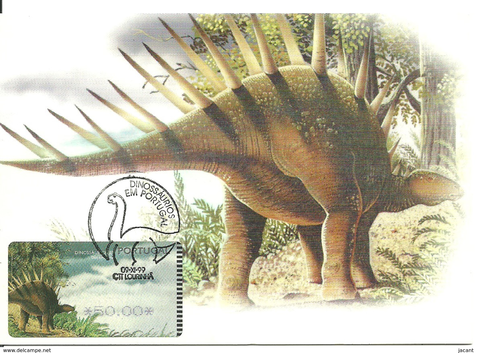 Carte Maximum - Portugal - Dinossauro - Dinosaure - Dinosaur - Dessentauros - ATM - Preistorici