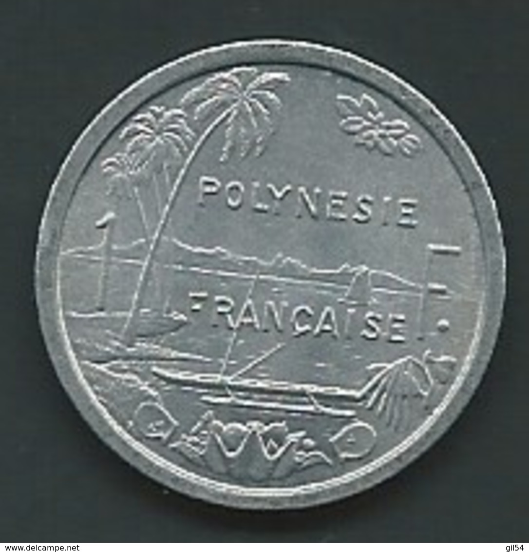 Polynésie Française: 1 Franc 1977 - Laupi 11110 - French Polynesia