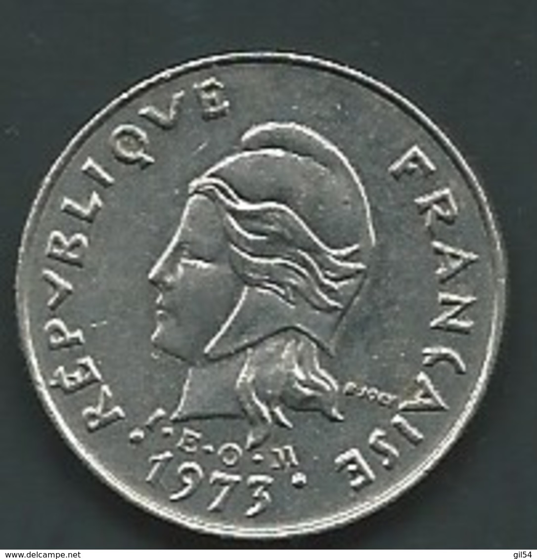 Monnaie, Nouvelle-Calédonie, 10 Francs, 1973 - Laupi 11109 - Nieuw-Caledonië