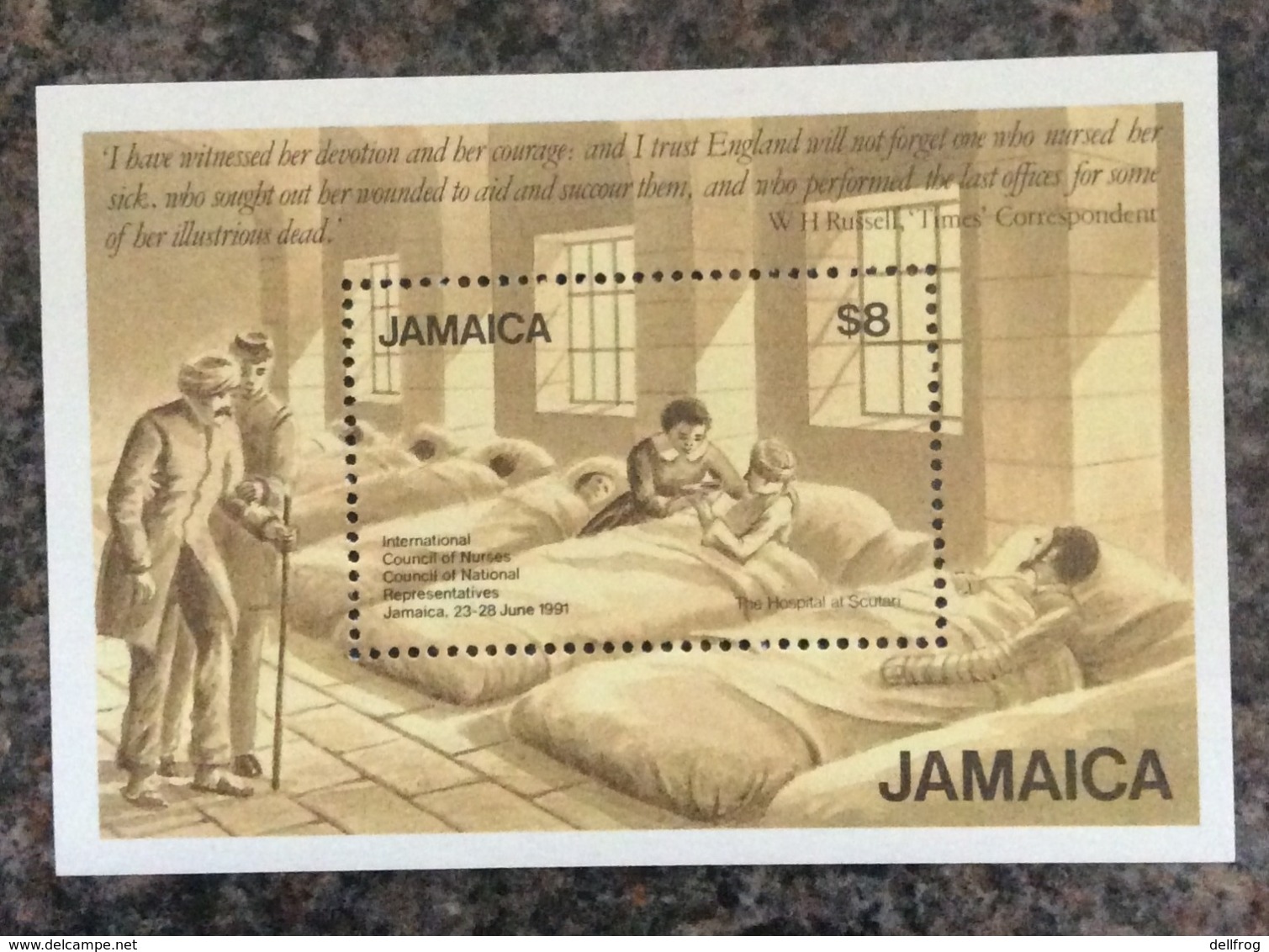 Jamaica 1991 International Council Of Nurses Set And Minisheet MNH - Jamaique (1962-...)