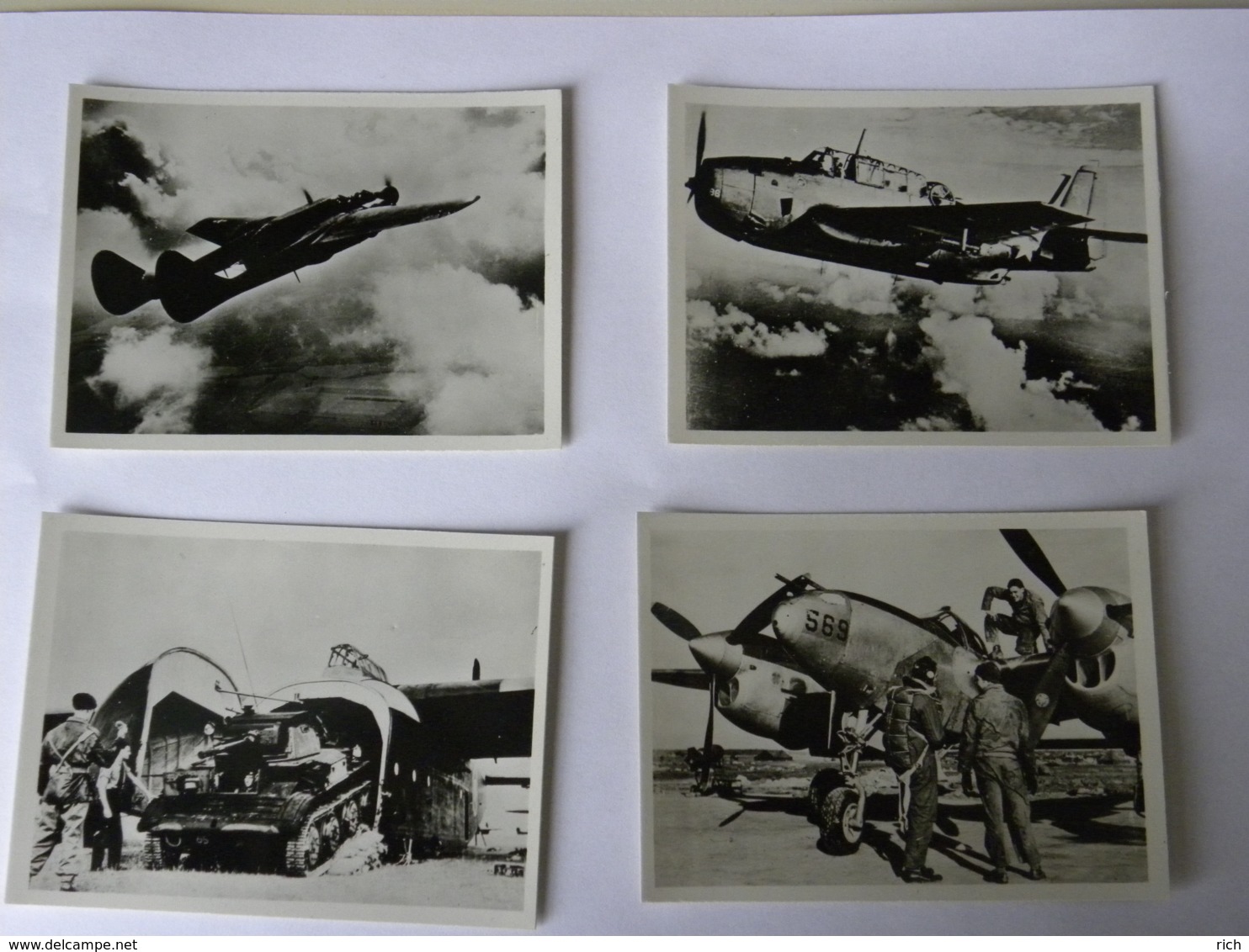 Carnet De 12 Photos - L'aviation Alliée - Bombardiers Chasseurs Planeurs (pochette Abimée) - S.T.L. ISSY PARIS - Non Classés