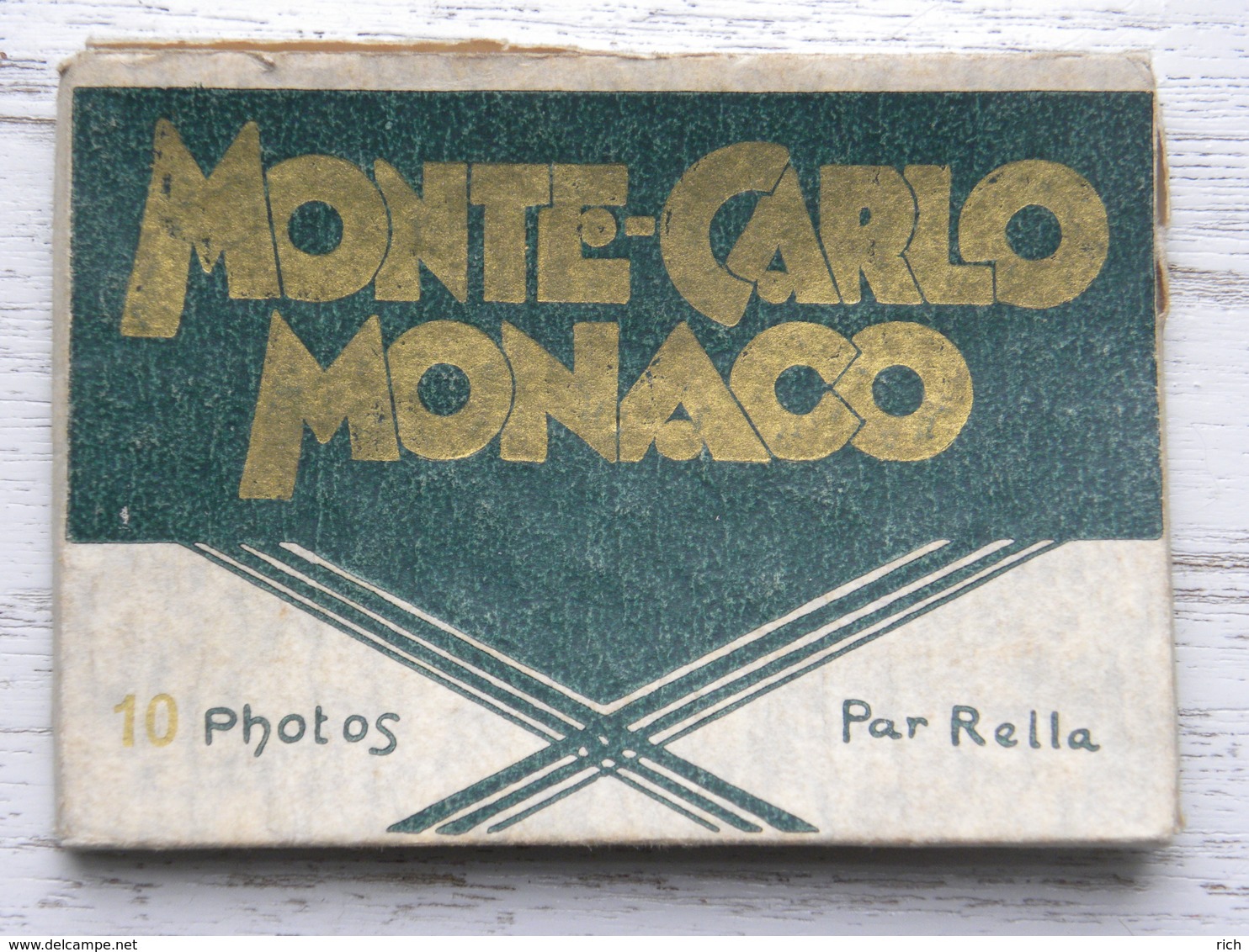 Pochette De 10 Photos -  MONTE-CARLO MONACO - Clichés Rella - Non Classificati