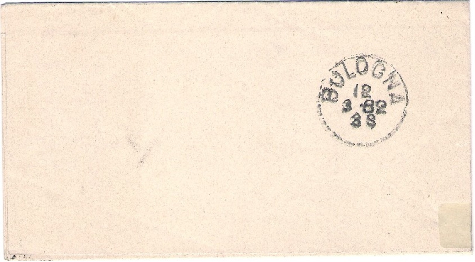 1882-piego A Stampa Affrancato 2c. Cifra Isolato - Storia Postale