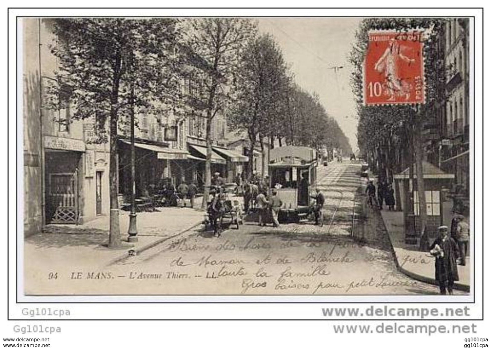 LE MANS - Avenue Thiers (tram Beau Plan) - Le Mans