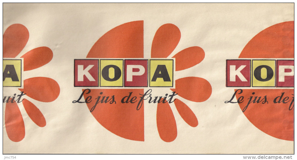 Chapeau Publicitaire En Papier.  Jus De Fruit KOPA.   Rablay Sur Layon (49). - Caps