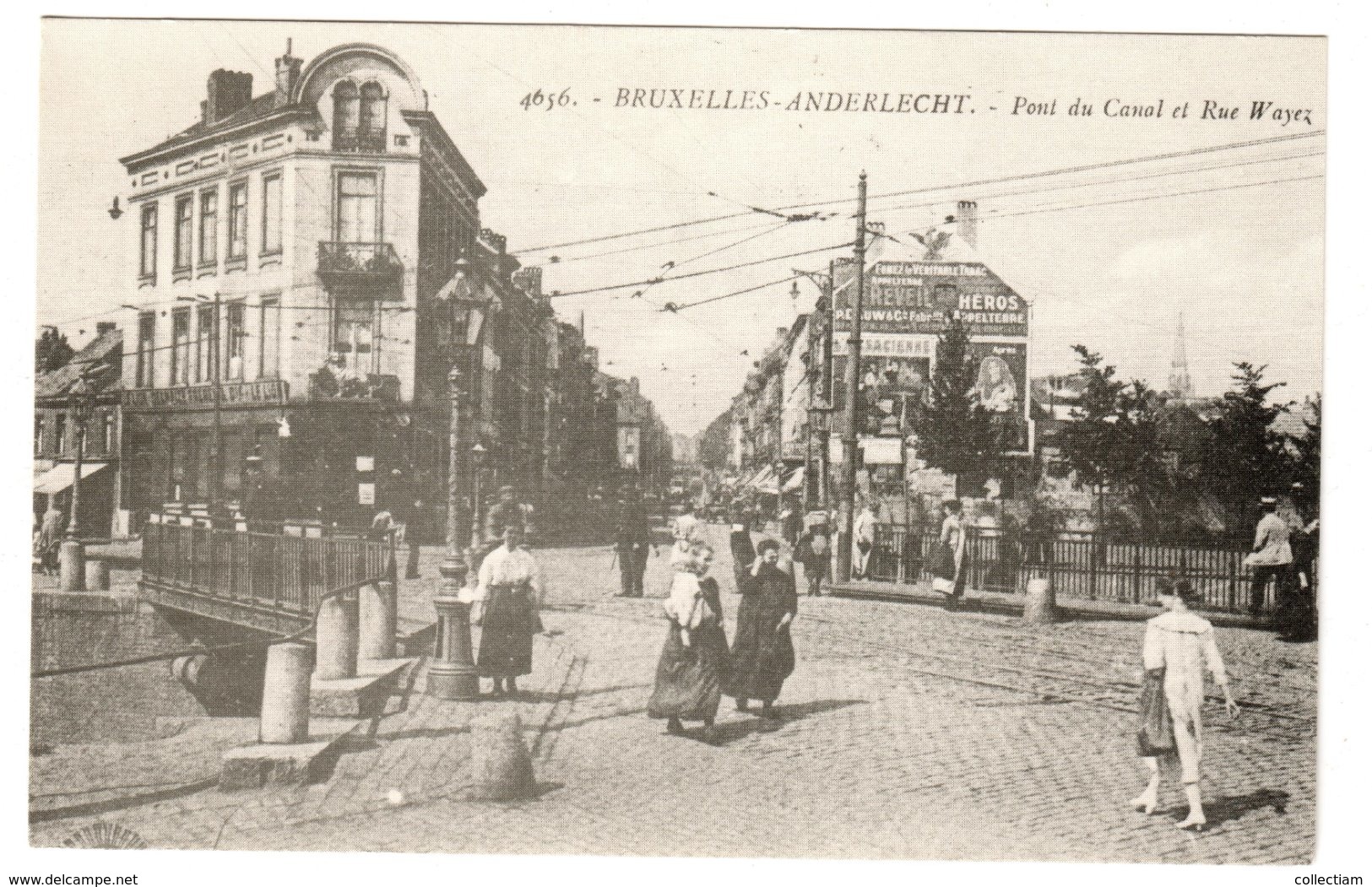 ANDERLECHT - Pont Du Canal Et Rue Wayez - Anderlecht