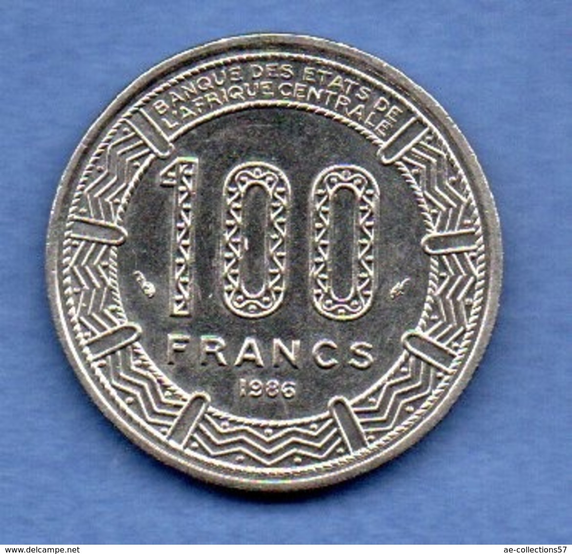 Cameroun  -  100 Franc 1986  -  état  SPL   -  Km # 17 - Cameroun