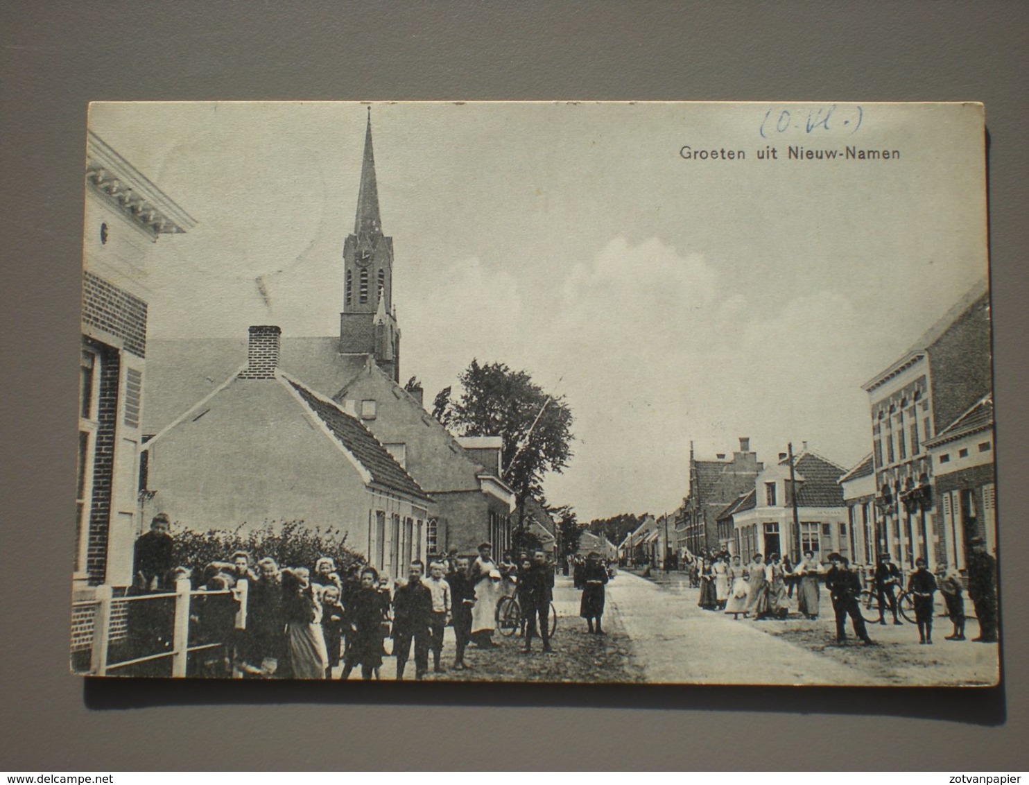 NIEUW-NAMEN - DORPSZICHT GEANIMEERD 1910 - Hulst