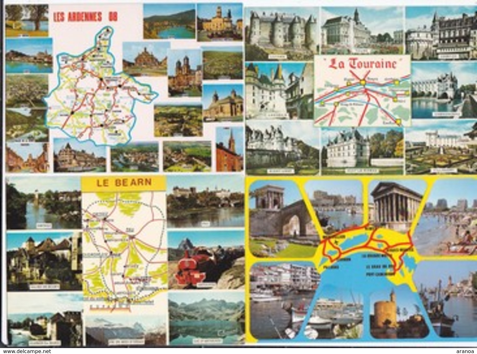 Départements(03) -- Lot De 52 Cartes - Carte Geografiche