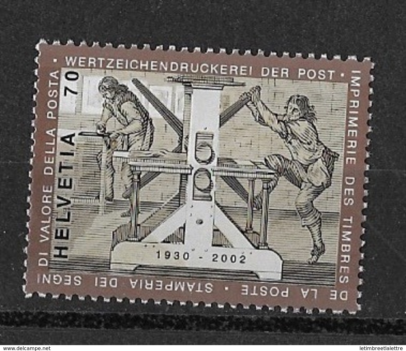 Suisse N°1726** - Unused Stamps