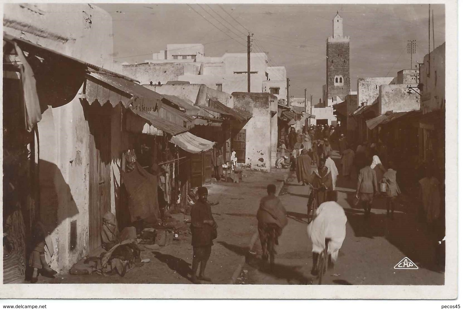 RABAT (Maroc) : Rue Souika. - Rabat