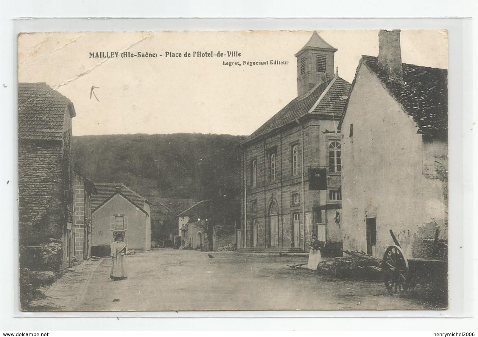 70 Haute Saone - Mailley Place De L'hotel De Ville Ed Legret - 1910 - Other & Unclassified