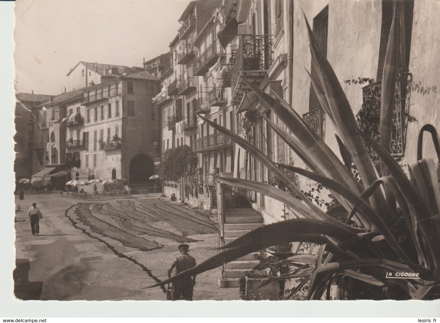 C. P. - PHOTO - VILLEFRANCHE SUR MER - LES QUAIS - 1 184 - LA CIGOGNE - ANIMÉE - Villefranche-sur-Mer