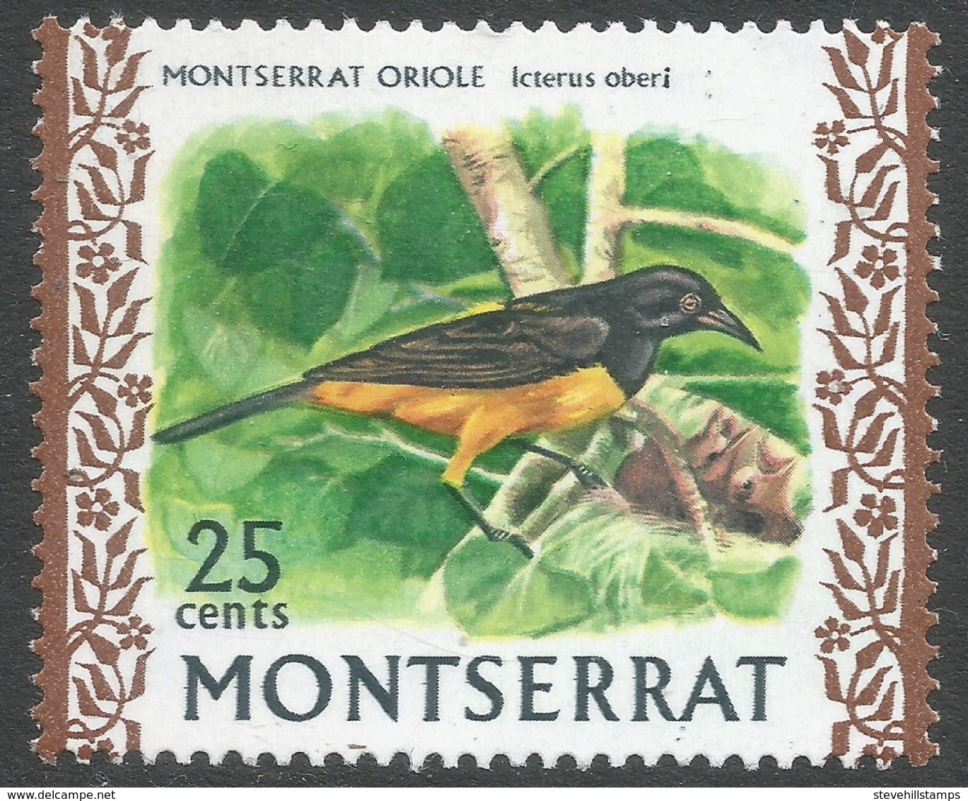 Montserrat. 1970 Birds. 25c MNH. SG 250 - Montserrat