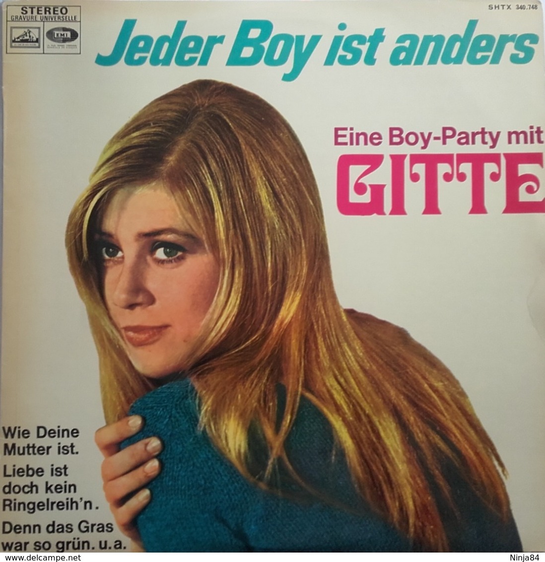 LP 33 RPM (12")  Gitte (Haenning)  "  Jeder Boy Ist Anders Eine Boy-party Mit   " - Autres - Musique Allemande