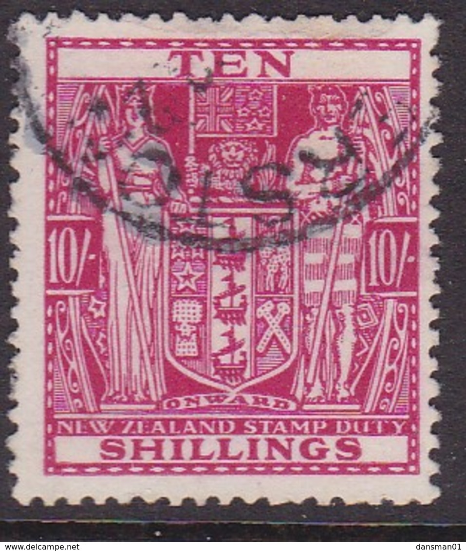 New Zealand 1931 Fiscal P.14 SG F155 Used - Steuermarken/Dienstmarken